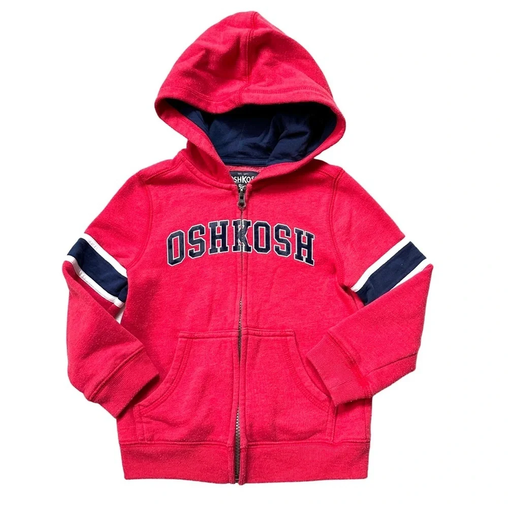 ⭐️ 5 for $25 OshKosh B’gosh Kids Red Hoodie Size 4T